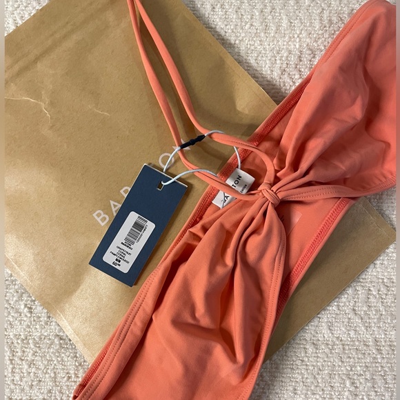 NEW unworn Babaton bandeau top (grapefruit coral) - Picture 5 of 7